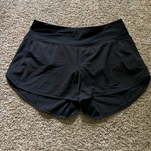 LULULEMON HIGH RISE SPEED UP SHORTS